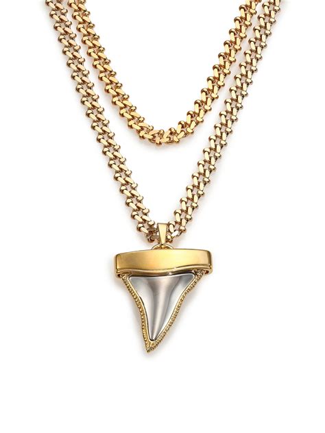buy givenchy shark tooth necklace